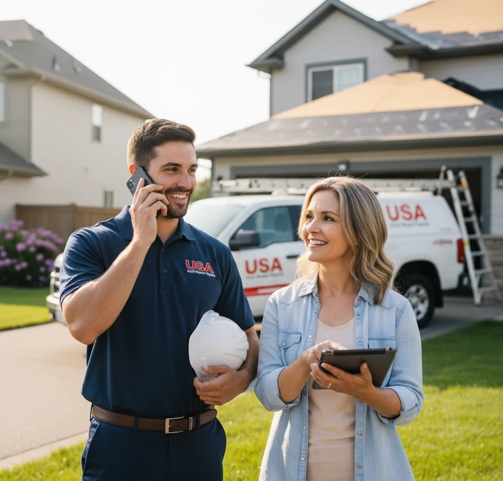 USA Roof Repair Experts customer support in Richton Park